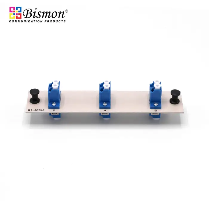 6 LC Snap-in adapter plate Single-mode duplex Full set